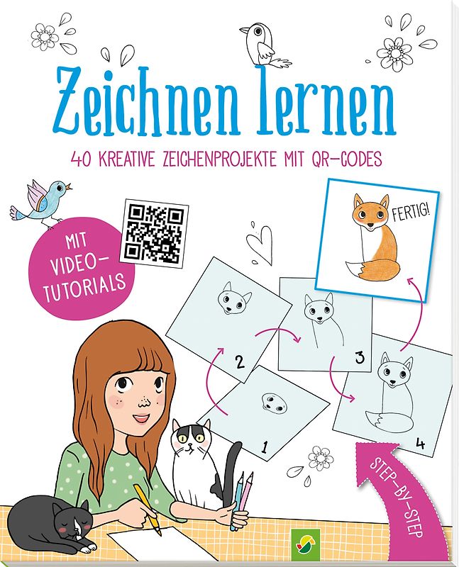 Zeichnen lernen - 40 kreative Zeichenprojekte mit QR-Codes