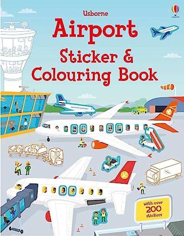 Airport Sticker and Colouring Book (First Colouring Books) (Sticker & Colouring book)