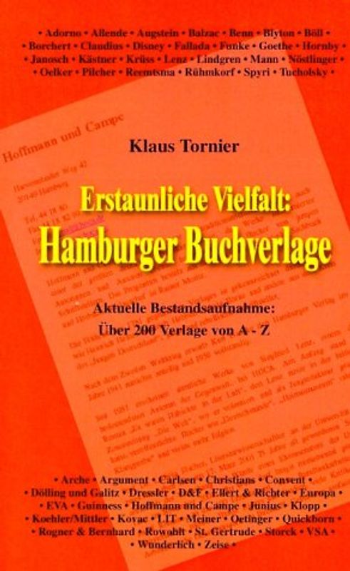 Erstaunliche Vielfalt: Hamburger Buchverlage