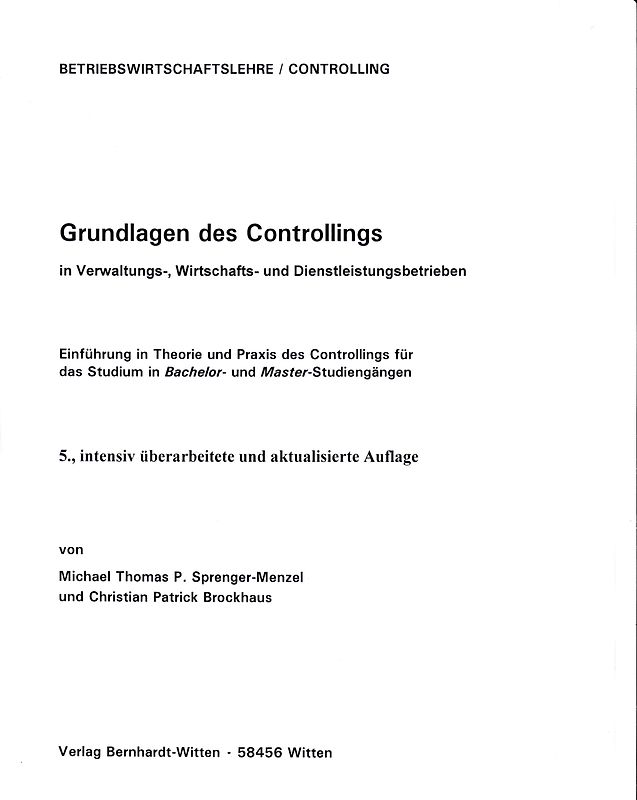 Grundlagen des Controllings