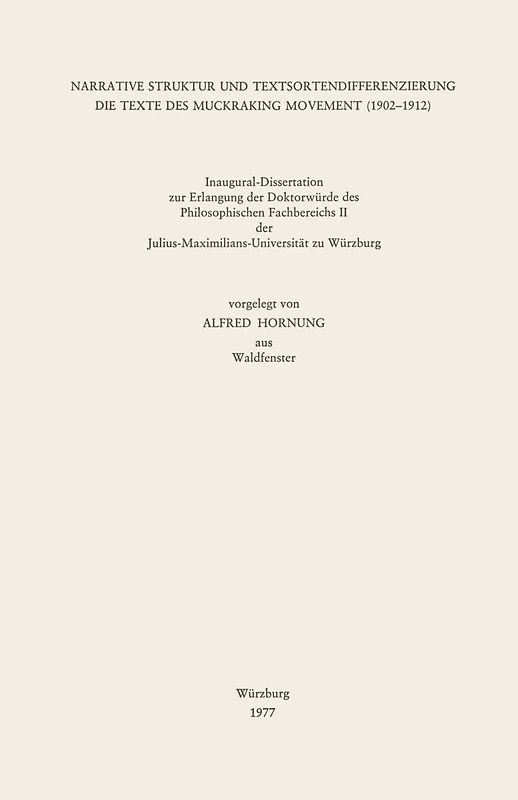 Narrative Struktur und Textsortendifferenzierung