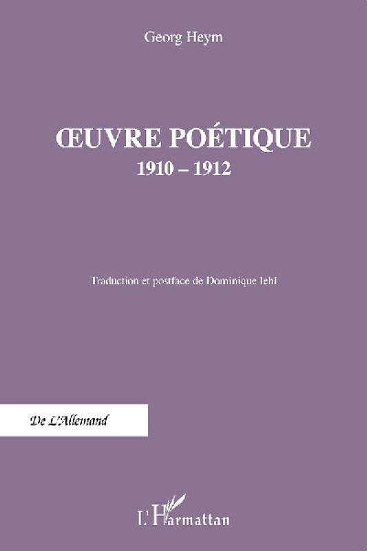 Oeuvre poétique 1910-1912
