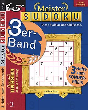 Meister-Sudoku 3er-Band Nr. 3
