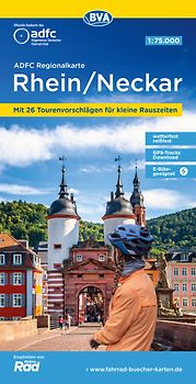 BVA ADFC Regionalkarte Region Rhein/Neckar 1:75.000