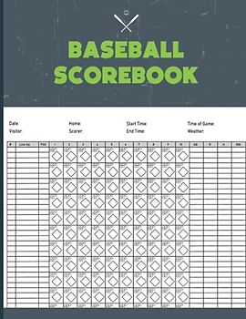Baseball Scorebook: Track Your Baseball Team | Scorekeeping Book Gifts for Baseball Coaches, Players and Lovers (Scoring Sheets for Baseball and Softball)