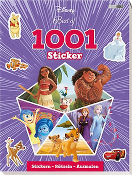 Disney Best of: 1001 Sticker - Stickern - Rätseln - Ausmalen