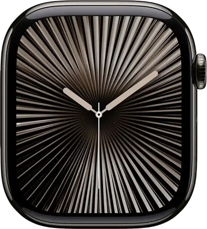 Apple Watch Series 10 42 mm Boîtier titane ardoise [Wi-Fi + Cellulaire]