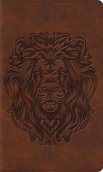 ESV Thinline Bible, Red Letter (Trutone, Brown, Royal Lion Design)