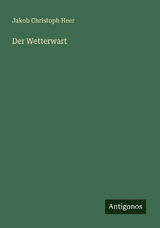 Der Wetterwart