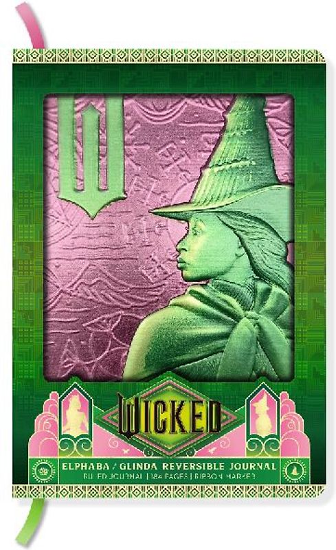 Wicked: Elphaba / Glinda Reversible Sculpted Journal