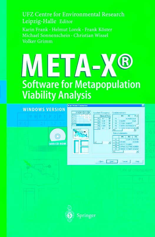 META-X®-Software for Metapopulation Viability Analysis
