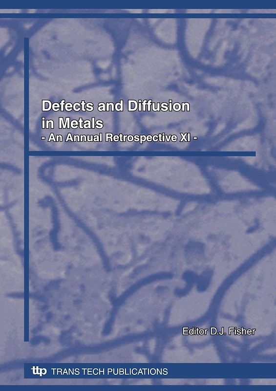 Defects and Diffusion in Metals XI