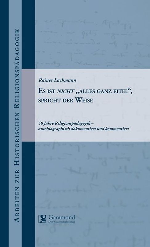 Es ist nicht "ALLES GANZ EITEL", spricht der Weise