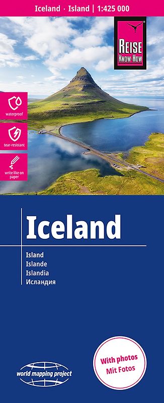 Reise Know-How Landkarte Island | Iceland (1:425.000)