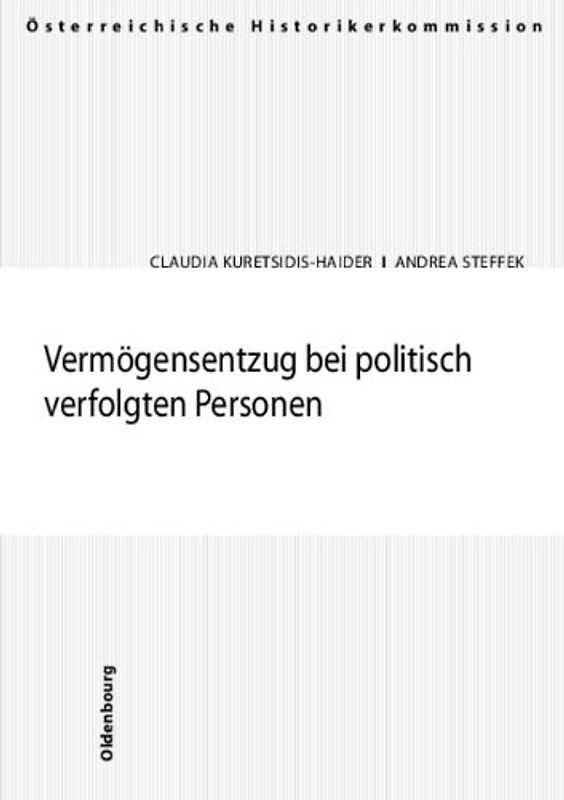 Vermögensentzug bei politisch verfolgten Personen