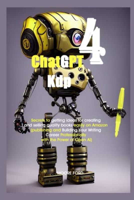 ChatGPT 4 Kdp: Secrets to getting ideas for creating and selling quality books easily on Amazon (publishing and Building Your Writing Career ... with the Power of Artificial intelligence))