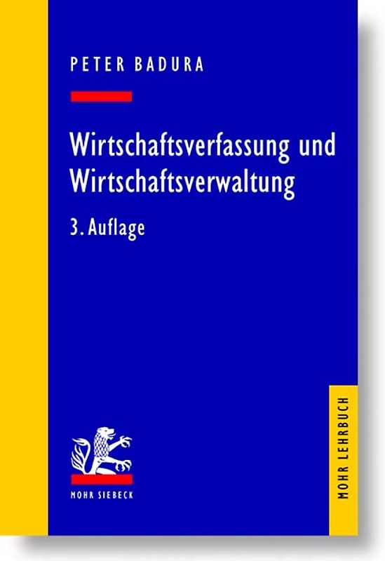 Wirtschaftsverfassung und Wirtschaftsverwaltung