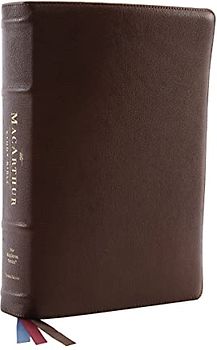 Nkjv, MacArthur Study Bible, 2nd Edition, Premium Goatskin Leather, Black, Premier Collection, Comfort Print