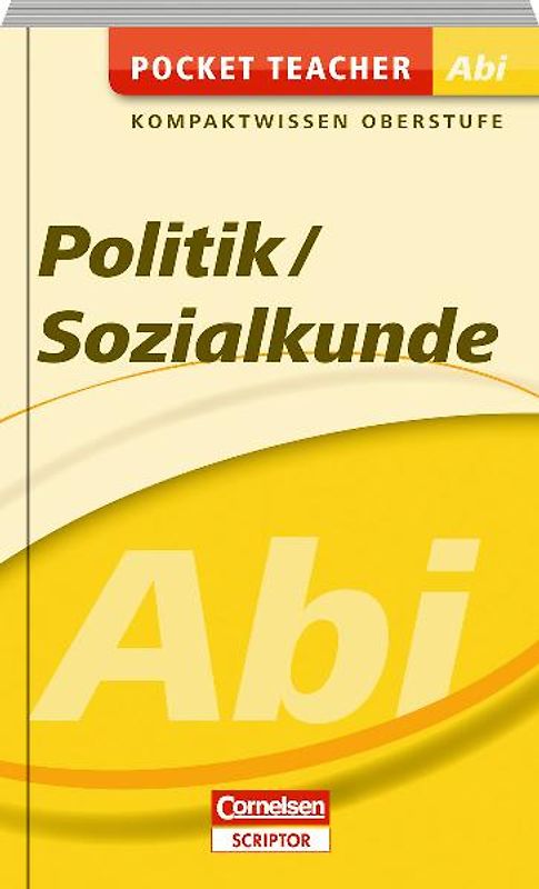 Pocket Teacher Abi Politik/Sozialkunde