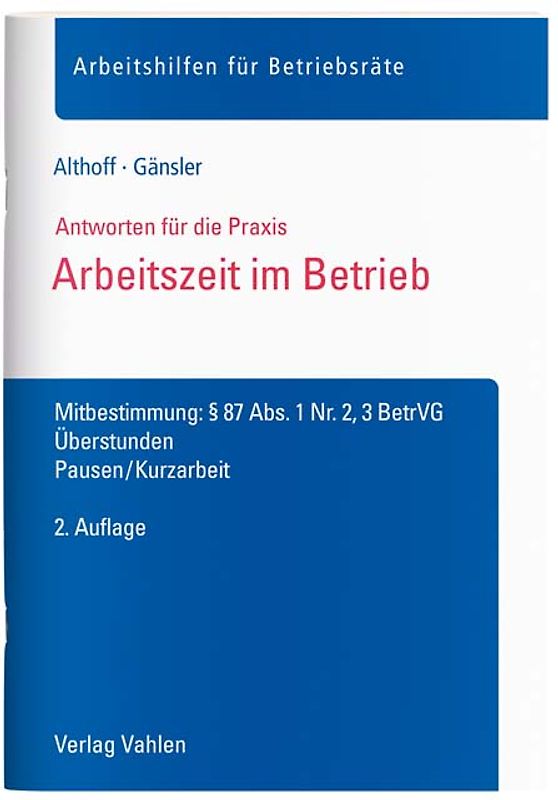 Arbeitszeit im Betrieb