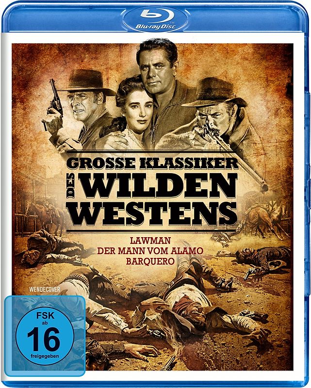 Große Klassiker des Wilden Westens: Lawman / Der Mann vom Alamo / Barquero [3 Discs] Blu-ray Disc