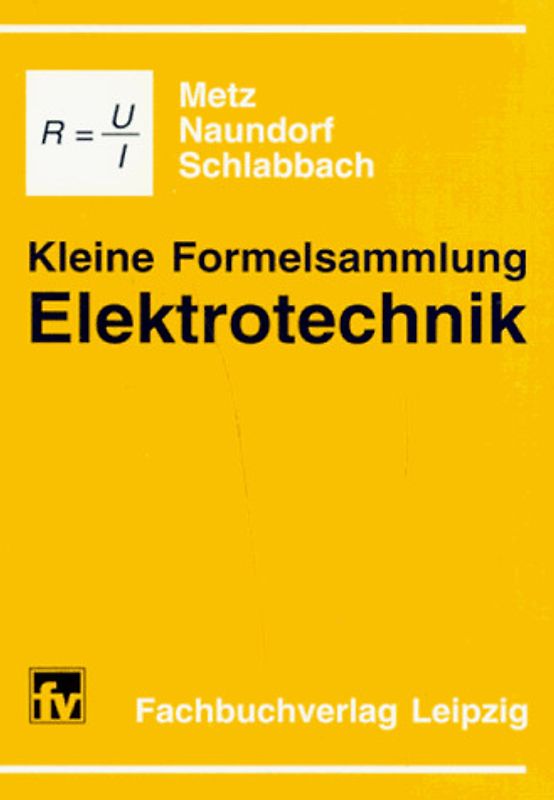 Kleine Formelsammlung Elektrotechnik