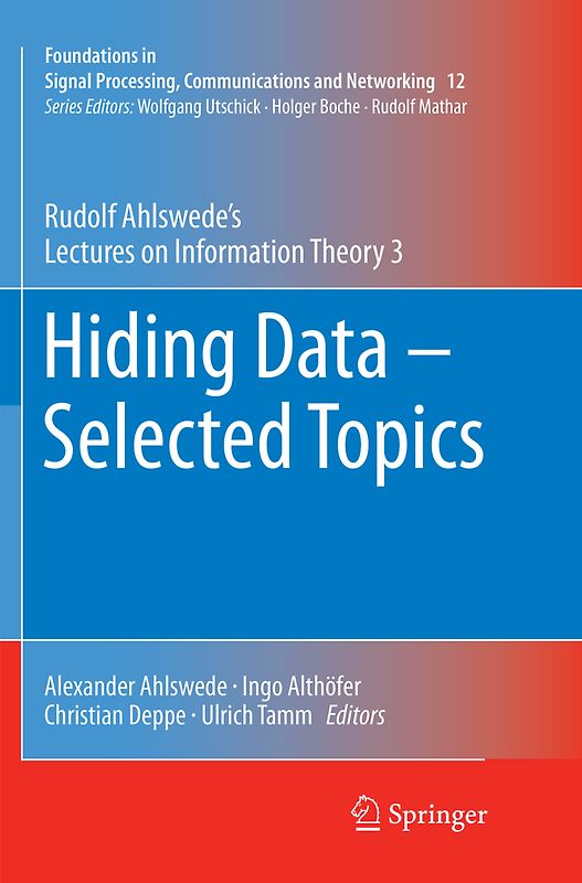 Hiding Data - Selected Topics