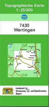 TK25 7430 Wertingen
