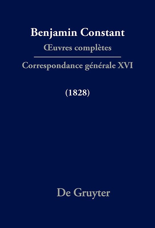 Correspondance générale 1828
