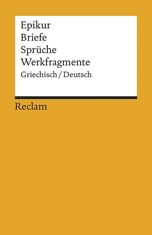 Briefe, Sprüche, Werkfragmente. Griechisch/Deutsch