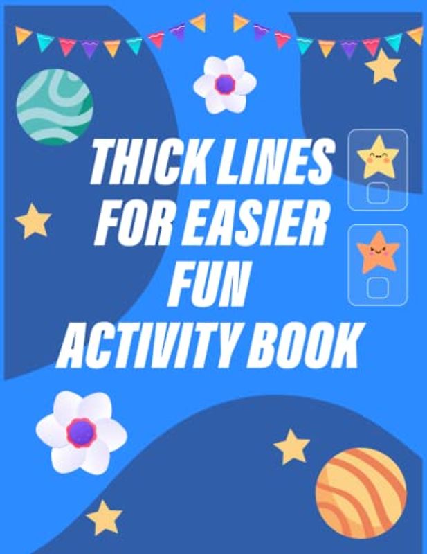 Thick Lines For Easier Fun Activity Book: Easy-to-Read Word Search Book for Older Adults with Low Vision, Dementia and Alzheimer's Patients Elderly ... Activity Book for Visually Impaired Seniors