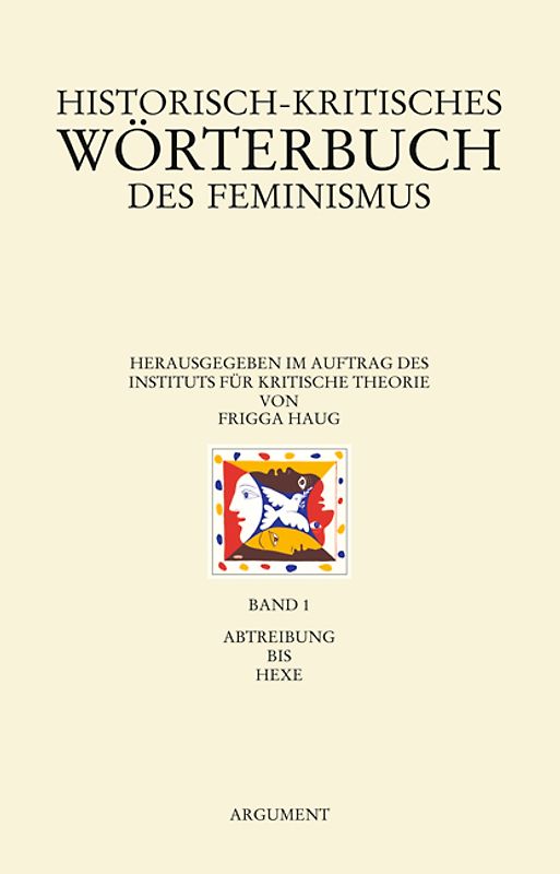 Historisch-kritisches Wörterbuch des Feminismus