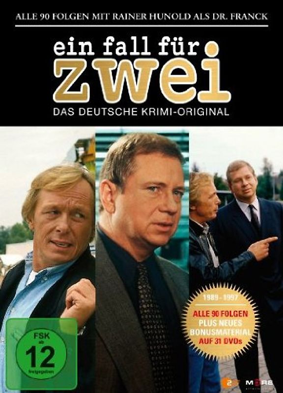 Ein Fall für Zwei - Alle 90 Folgen mit Rainer Hunold als Dr. Franck [31 DVDs] DVD