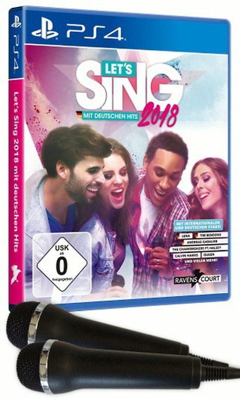Let's Sing 2018 mit deutschen Hits [inkl. 2 Mirkrofone Bundle] Bundleversion