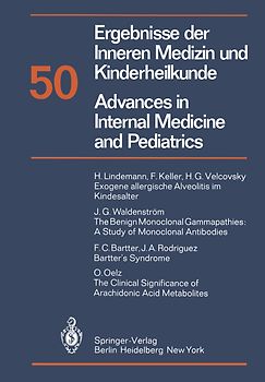 Ergebnisse der Inneren Medizin und Kinderheilkunde / Advances in Internal Medicine and Pediatrics