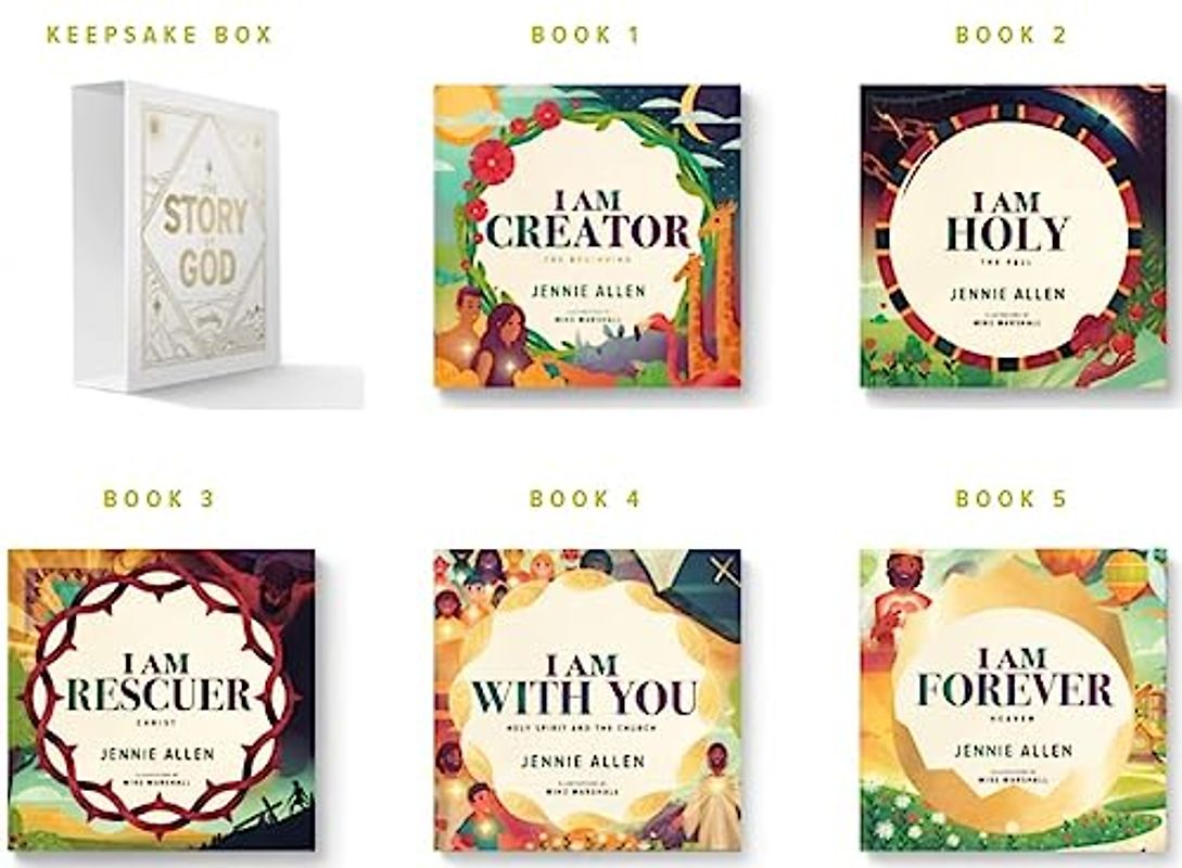 Theolaby - The Story of God, by Jennie Allen - 5 Book Series Box Set