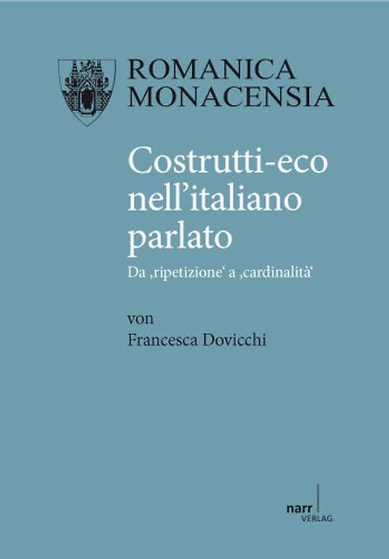 Costrutti-eco nell' italiano parlato