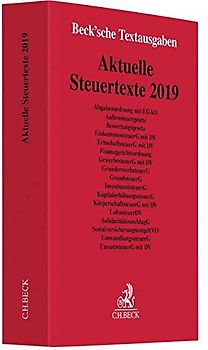 Aktuelle Steuertexte 2019