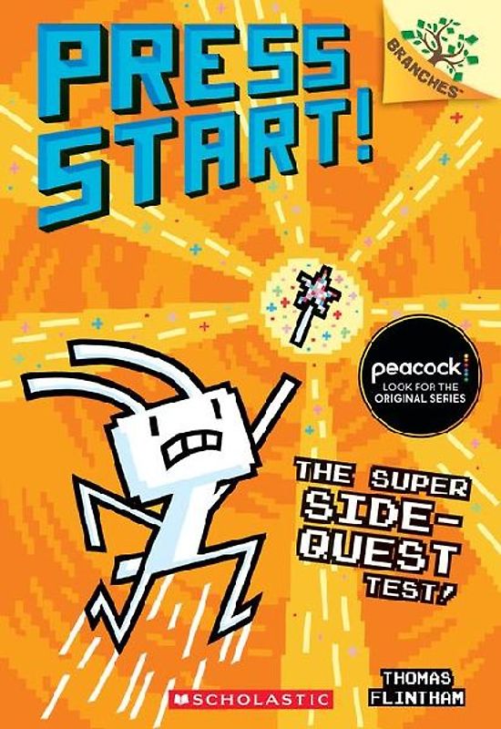 The Super Side-Quest Test!: A Branches Book (Press Start! #6)