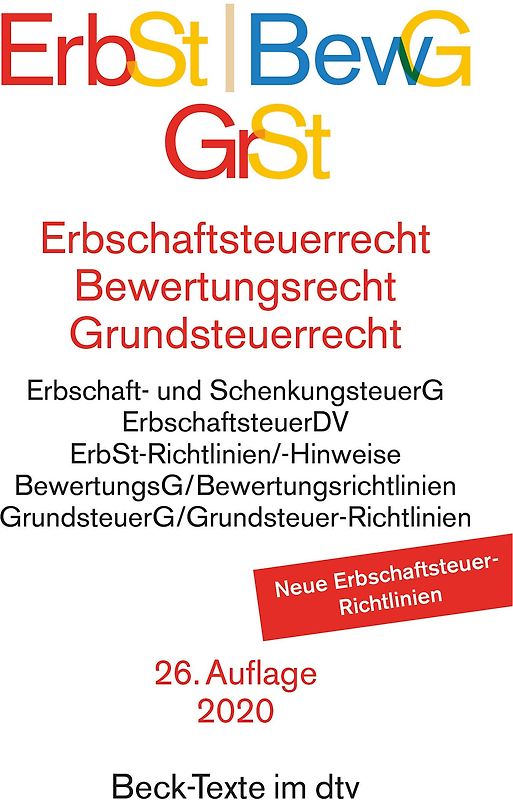 Erbschaftsteuerrecht / Bewertungsrecht / Grundsteuerrecht