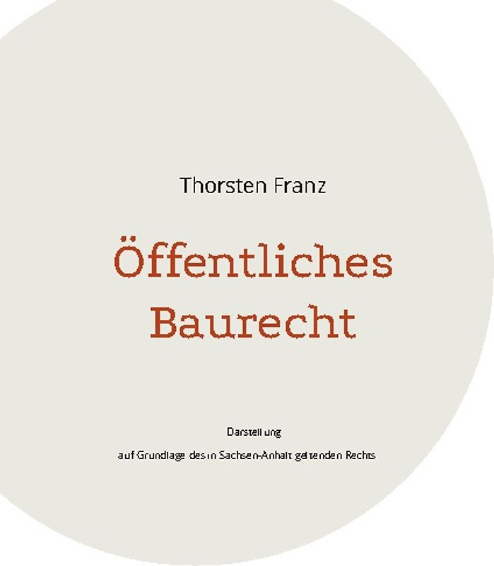 Öffentliches Baurecht