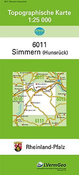 TK25 6011 Simmern (Hunsrück)