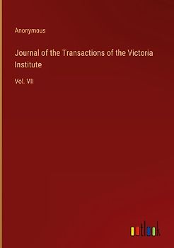 Journal of the Transactions of the Victoria Institute