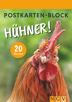 Postkartenblock Hühner