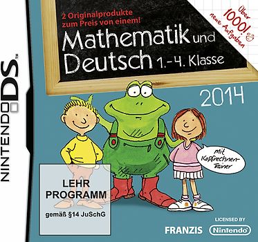 Mathematik & Deutsch 1. - 4. Klasse 2014 Nintendo DS