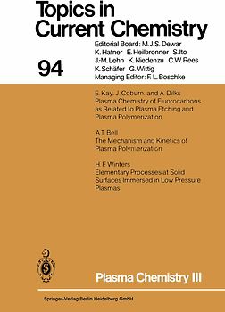Plasma Chemistry III