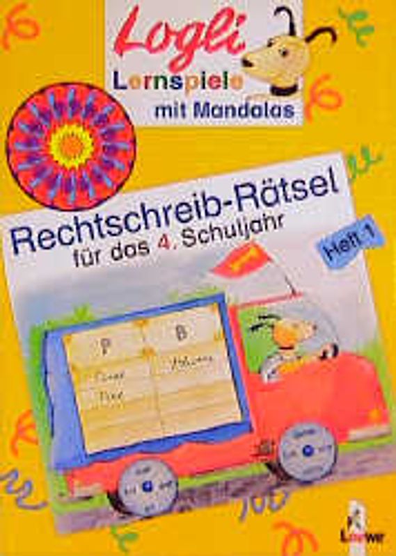 Rechtschreib-Rätsel mit Mandalas für das 4. Schuljahr