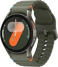Image of Samsung Galaxy Watch7 40 mm aluminium kast groen op sportbandje S/M groen [wifi + 4G] (Refurbished)