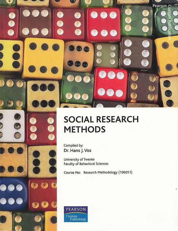 Social Research Methods - Dr. Hans J. Vos [Paperback]