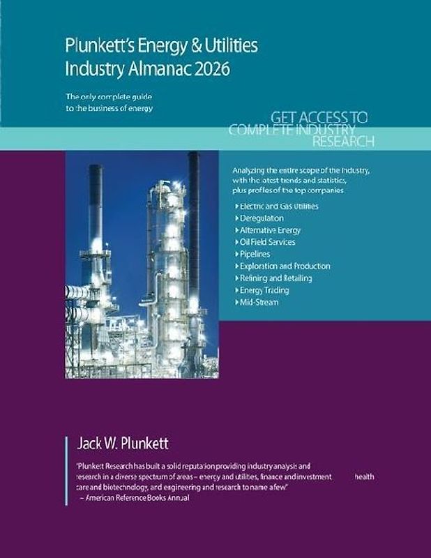 Plunkett's Energy & Utilities Industry Almanac 2026